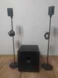 Subwoofer SCS 75 + dwie satelity - jedna satelita lekko trzeszczy
