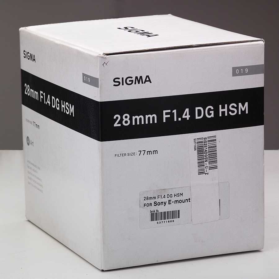 Obiektyw Sigma 28mm f1.4 DG HSM ART do Sony E-mount