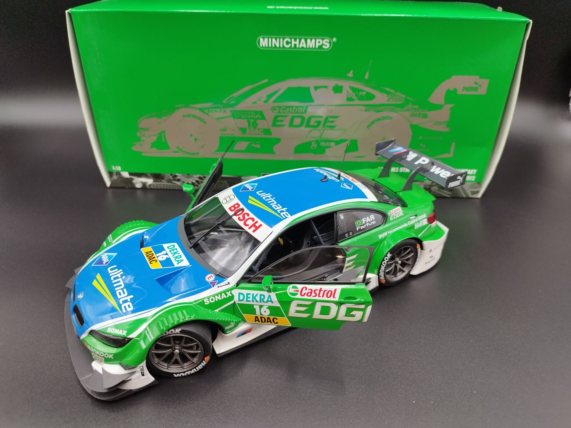 1:18 Minichamps BMW M3 DTM-BMW TEAM RBM Mampeay Limit 1100 szt.