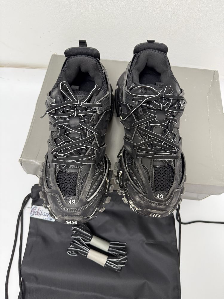 кроссовки  Balenciaga Track 1 Black dirty 43 44 runner rick owens