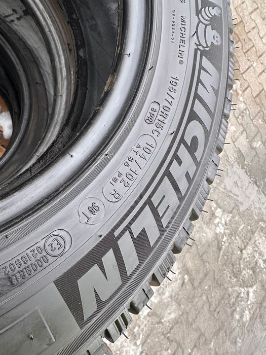 Michelin Agilis Alpin 195/70R15C zimowe 2024 – KOMPLET jak nowe, bus