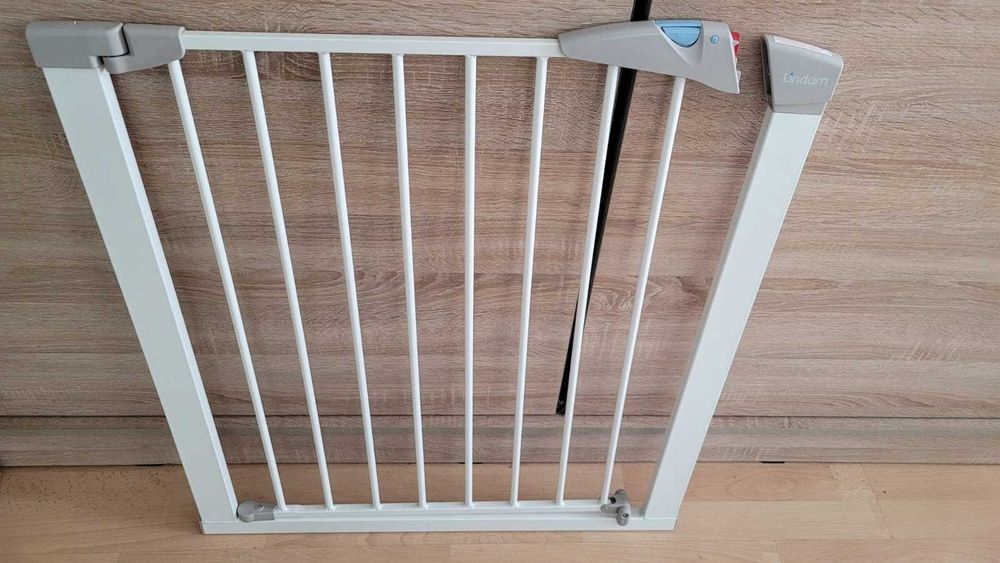 LINDAM Barierka rozporowa Bramka Na Schody 76-82 cm Sprawdź Zdjęcia