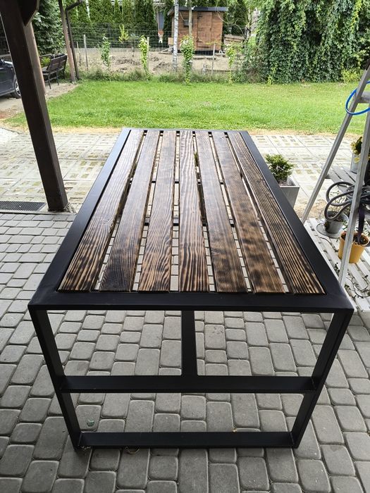 Stół ogrodowy dębowy