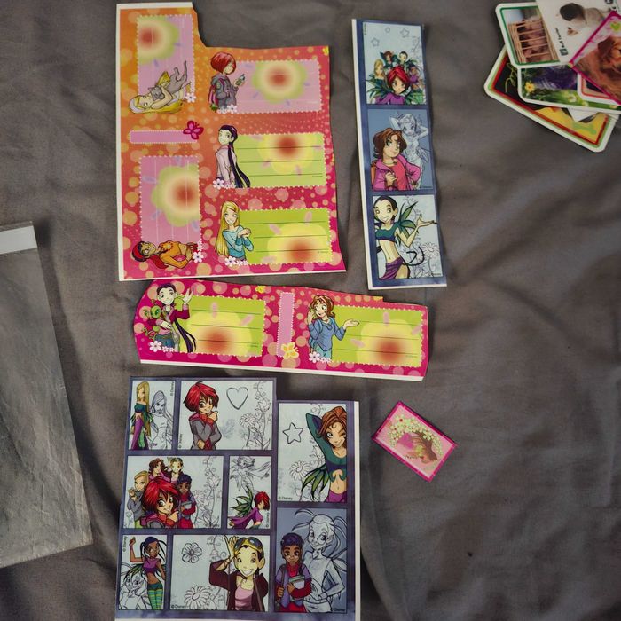 Karteczki Winx/Witch + inne