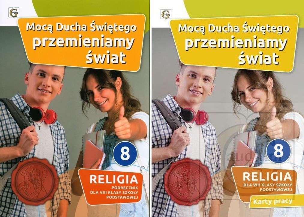 Mocą Ducha Świętego 8 Podręcznik + Karty Pracy Gaudium