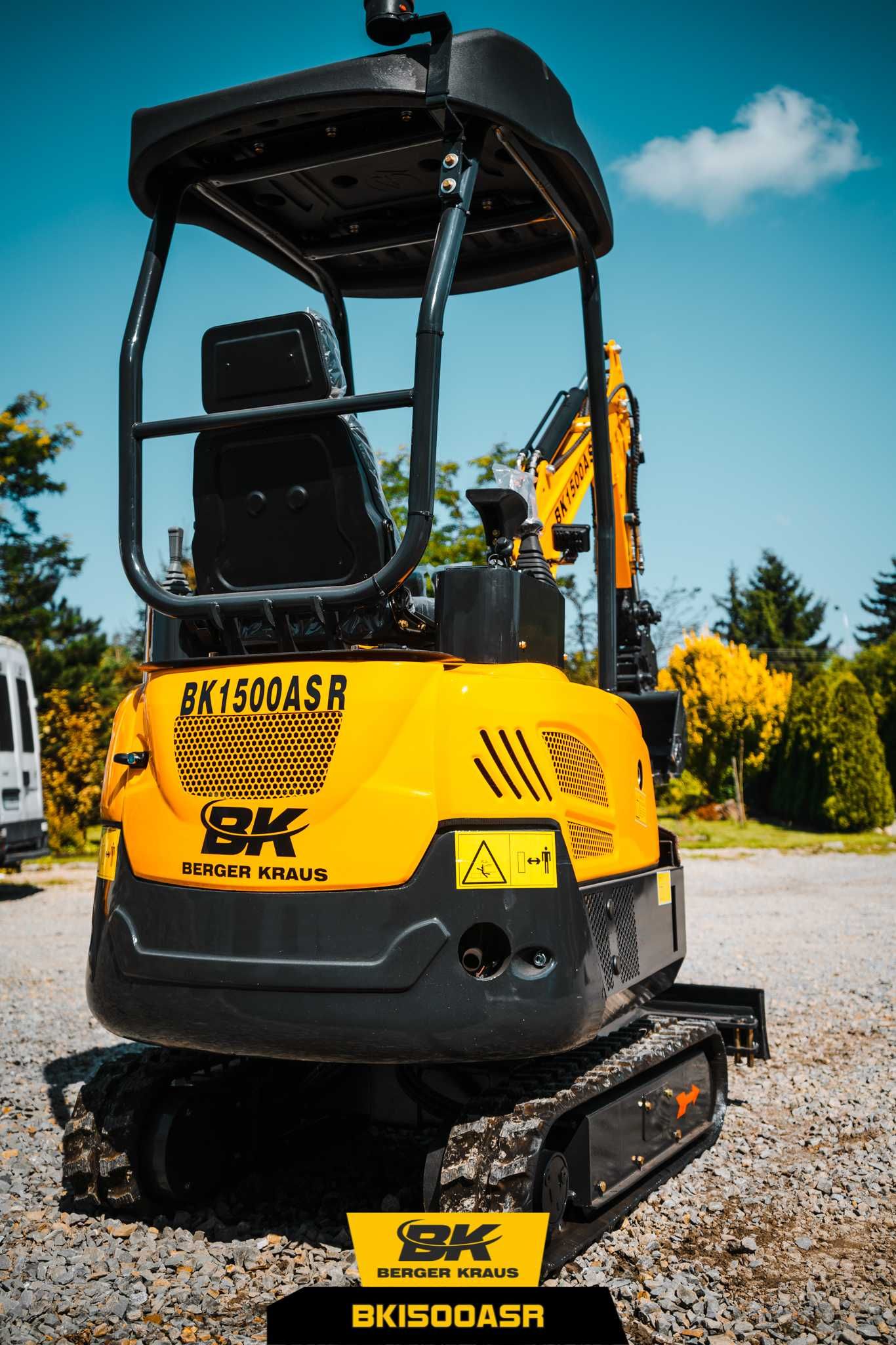 Mini Koparka Berger Kraus BK1500ASR  Joystick osprzęt YANMAR