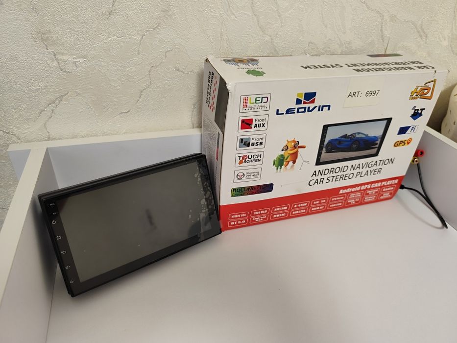 Автомагнітола 2DIN Leovin Android, DDR 2gb, ROM 32gb, Wi-Fi, BT 5.0