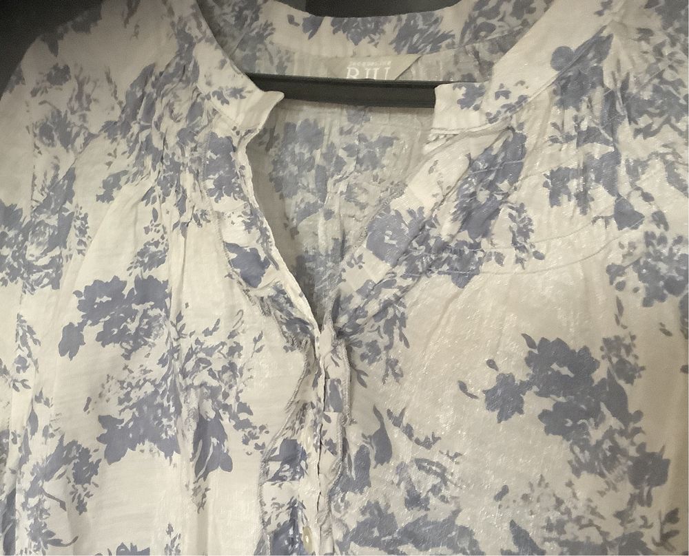 Elegancka bluzka damska, rękaw 3/4