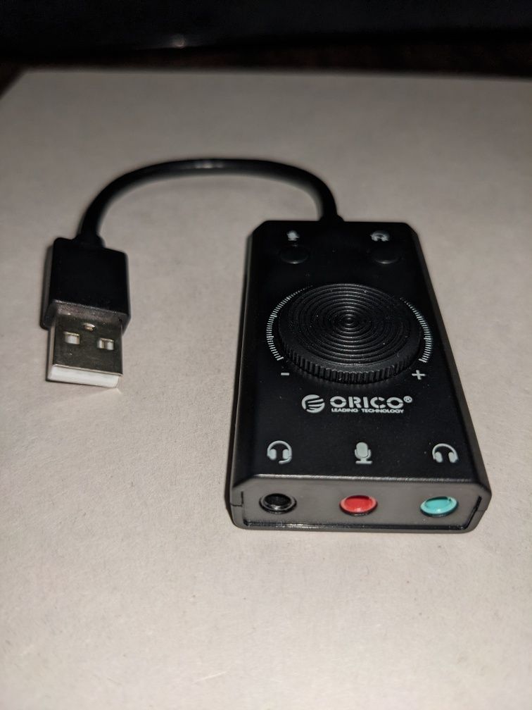 Звуковая карта USB Orico SC2-BK-EP