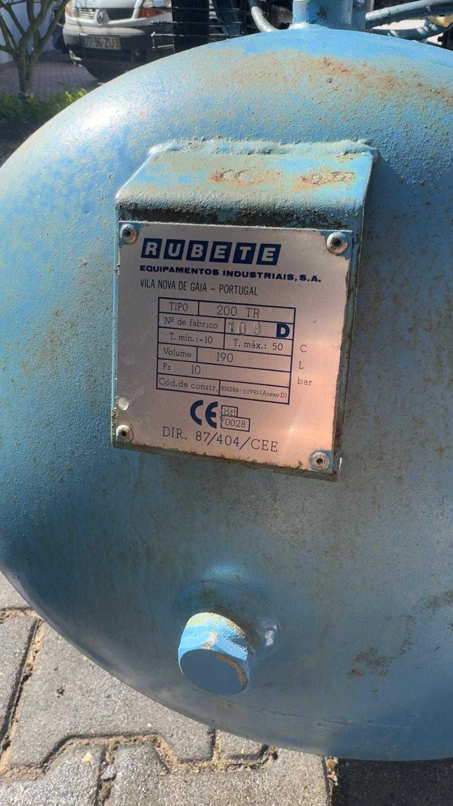 Compressor Industrial RUBETE 190L – 10 bar