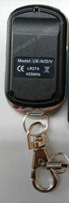 Comando portão garagem UKNDV compatível com AVIDSEN E ASTRELL e EXTEL