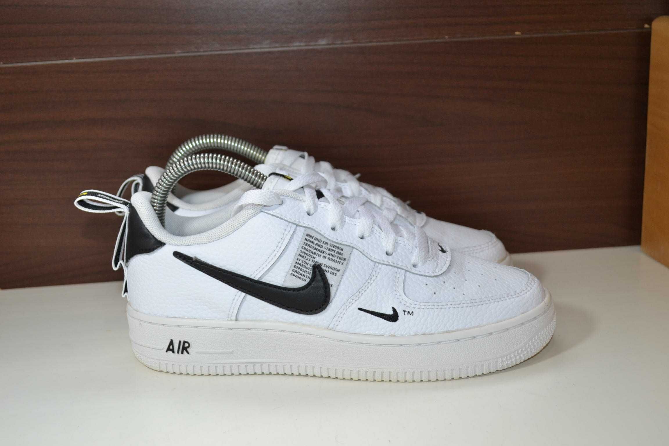 nike air force 1 utility 37.5-38р кроссовки кожаные оригинал