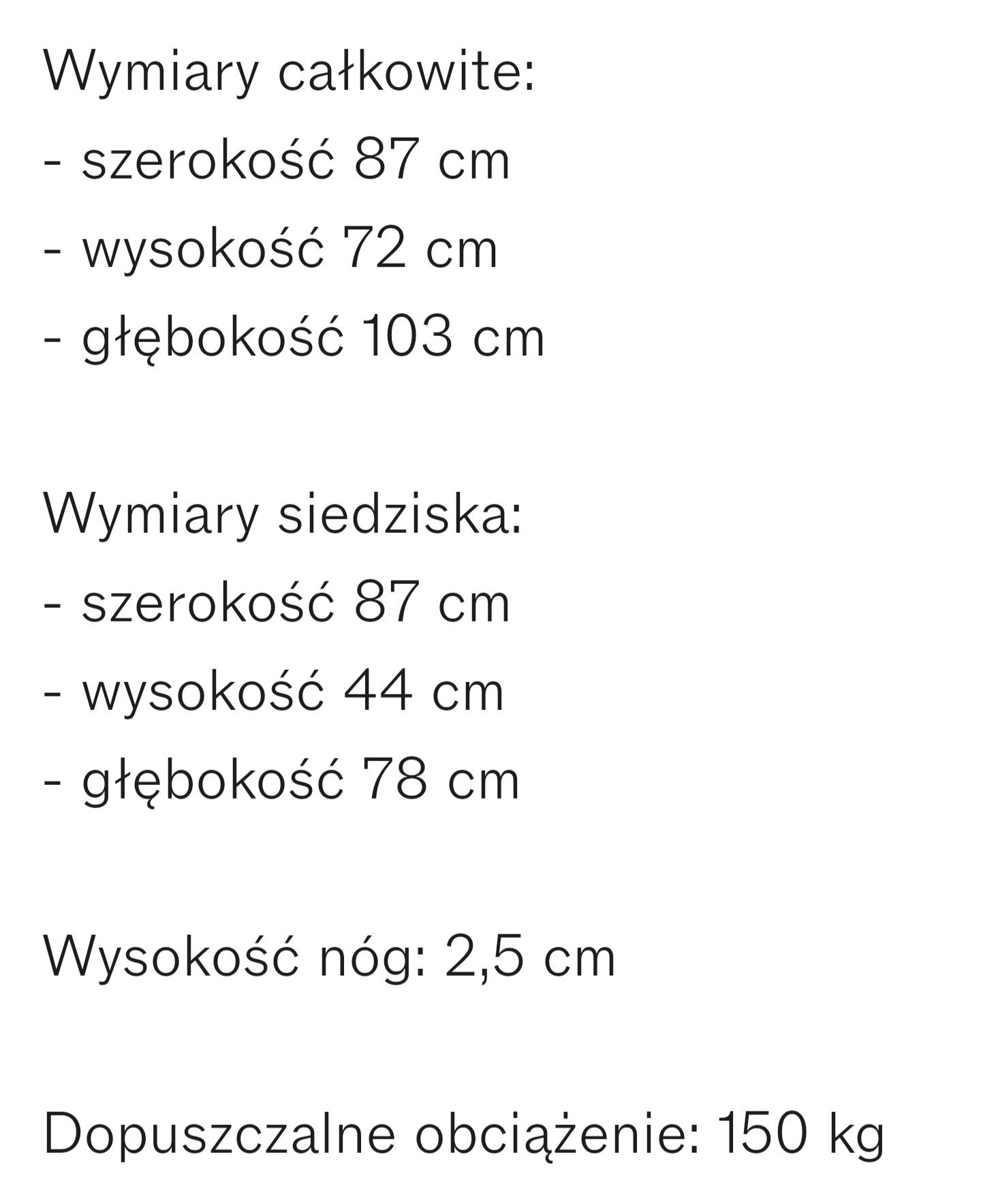 Sofa sofia moduł środkowy Boucle Westwing