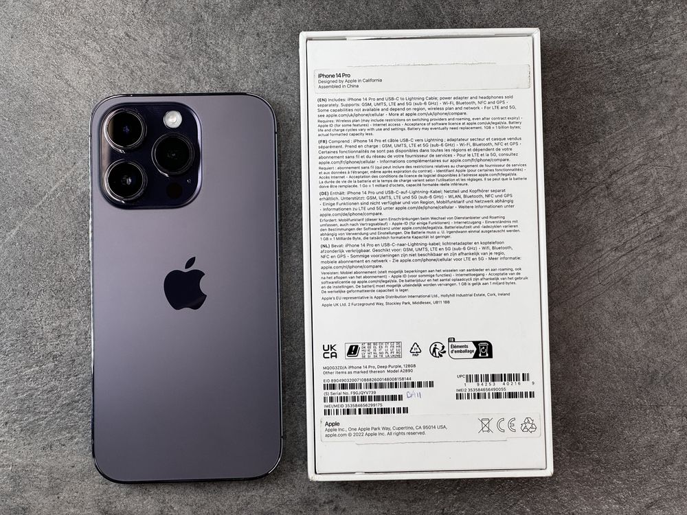 Apple IPhone 14 Pro Purple igła!