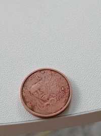 2 euro cent ano 2000 com defeito