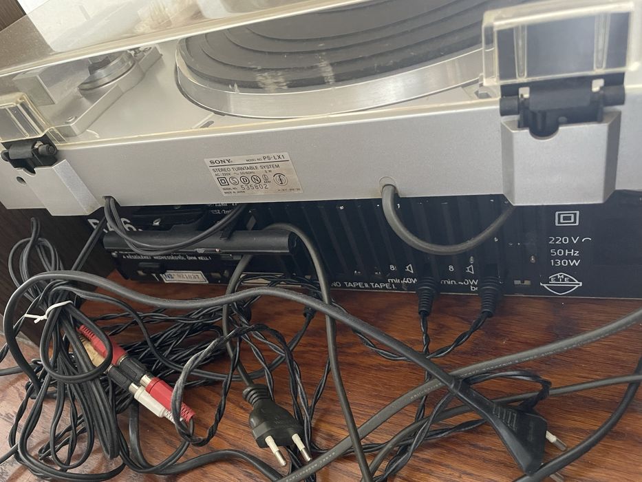 Програвач Sony PS-LX1 ресівер Videoton RA 6363 S Radiotechnika S-30b