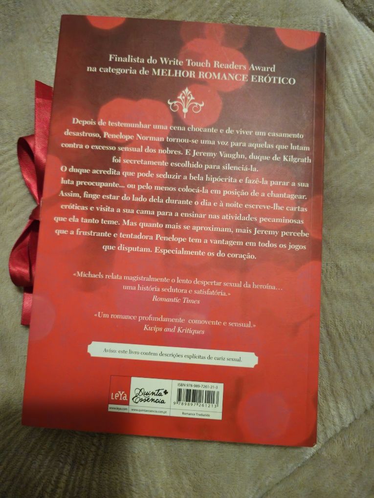 Livro "Sedução Perigosa" Jess Michaels