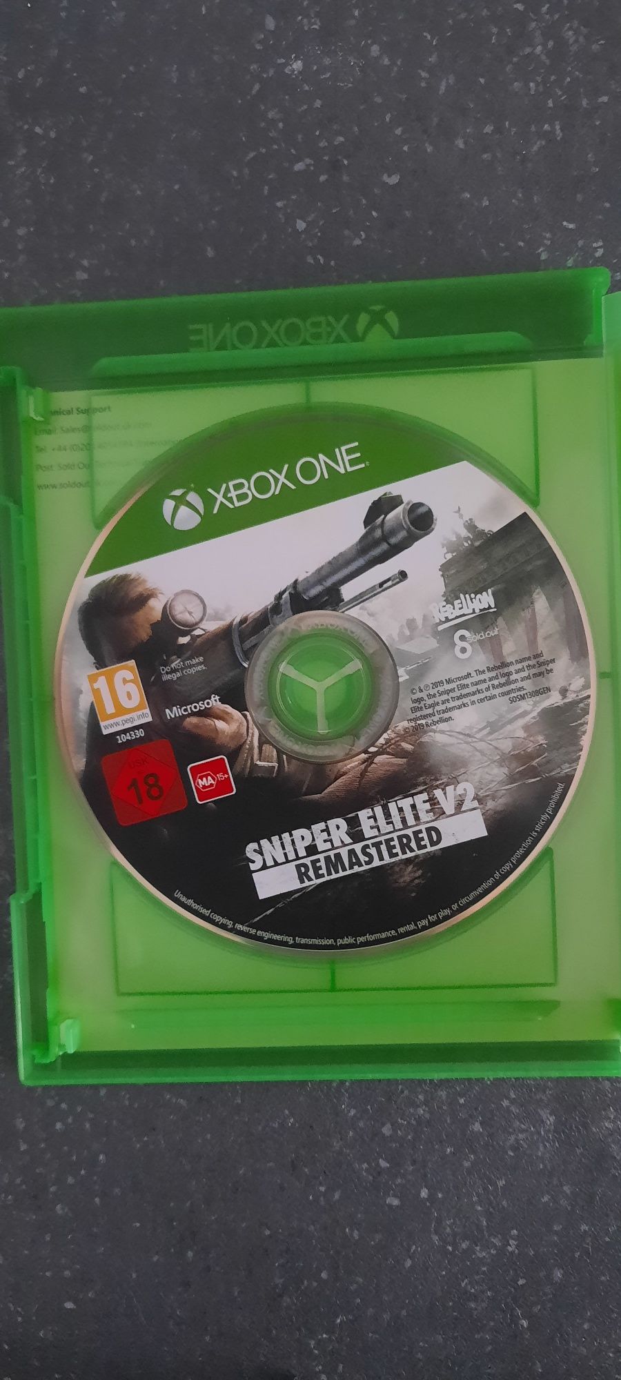 Sniper Elite 2 Remastered xbox one wersja PL