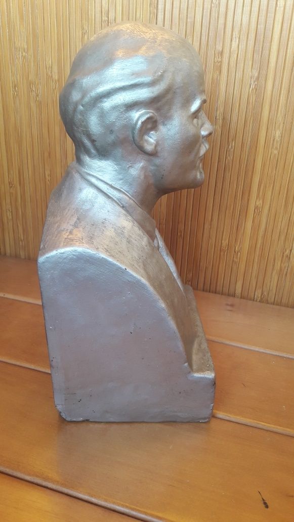 Скульптура, бюст ленина, Гжель завод, терракота.