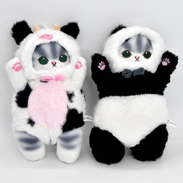 Мягкая игрушка Котик в кигуруми / Anime Cat Mofusand Plush Toy 25 см