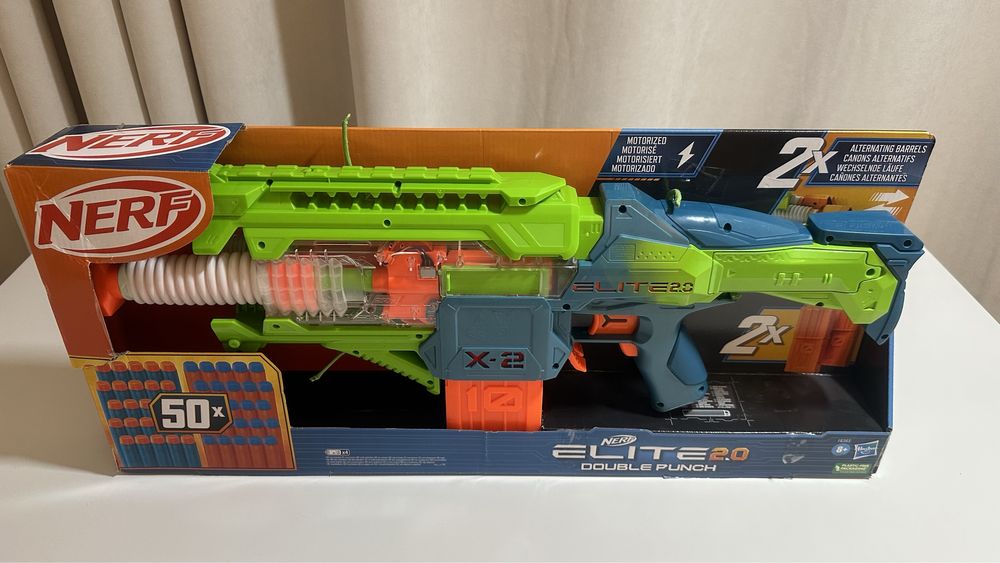 Hasbro Nerf Elite 2.0 Double Punch + strzałki