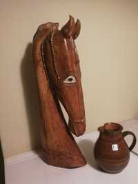 Rzeźba koński łeb
