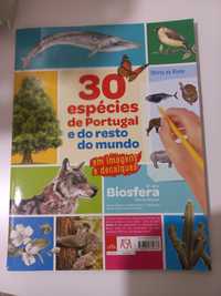 Livro 30 espécies de Portugal e do resto do mundo