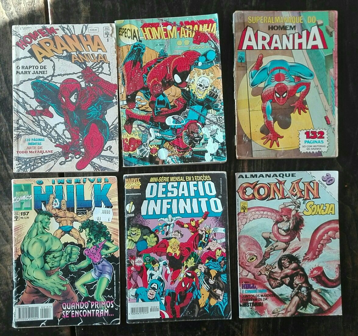 Lote de 17 livros de banda desenhada marvel