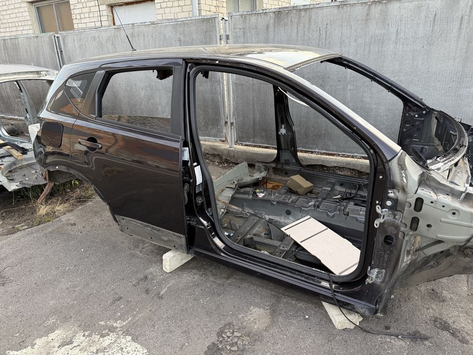 Кузов четверть криша Qashqai j10 j10+2 порезка лонжерон стойка поріг
