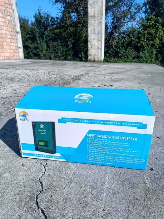 Інвертор 1,2 кВт з чистою синусоїдою та функцією зарадки. Дніпро