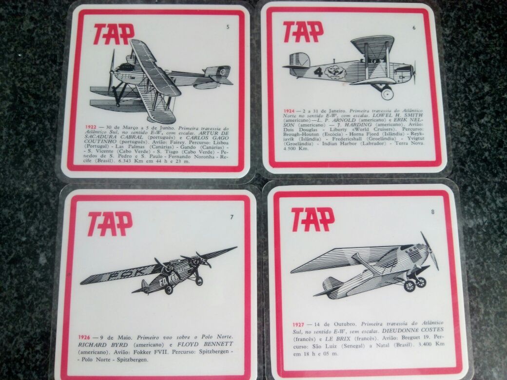 Coleção de 12 cartas TAP