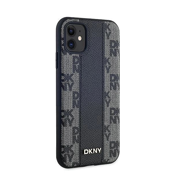 Etui DKNY Leather Checkered Mono Pattern MagSafe na iPhone 11 / Xr - c