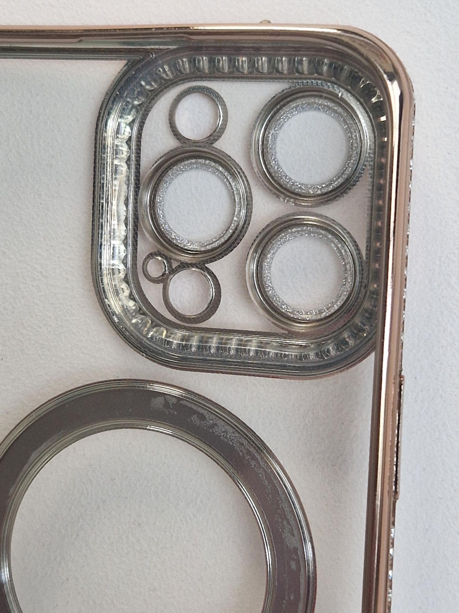 Bling Magsafe Case do Iphone 14 Pro Max złoty