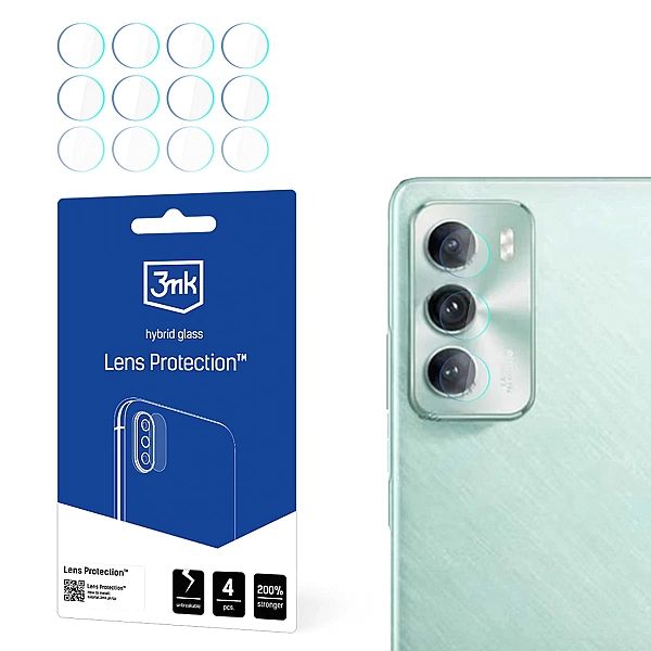 Osłona aparatu 3mk Lens Protection na Oppo Reno 12 Pro
