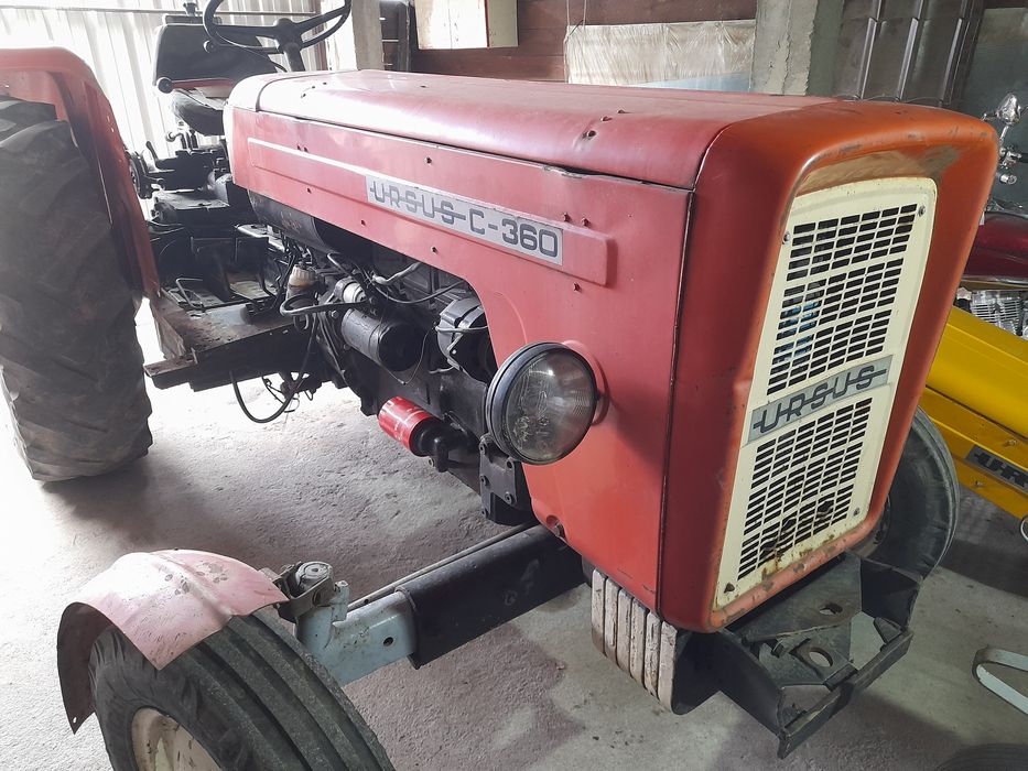 4 atmosfery na cieplym na wolnych Silnik ursus c-355 c-360