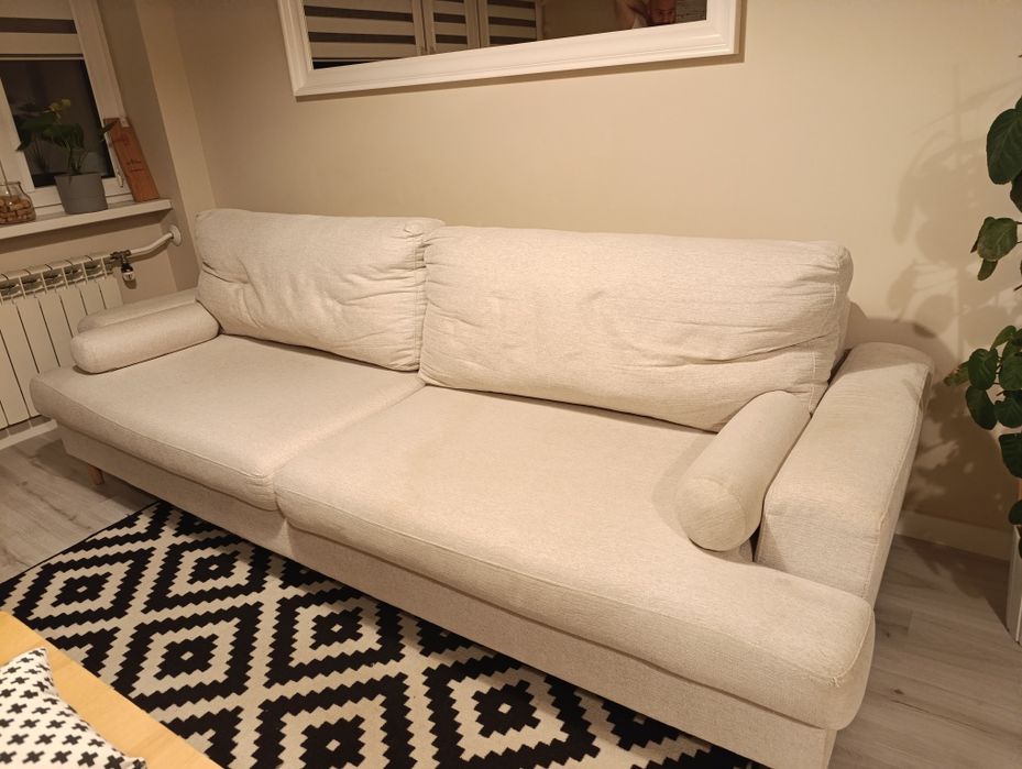 Sofa rozkładana pufa podnóżek Agata