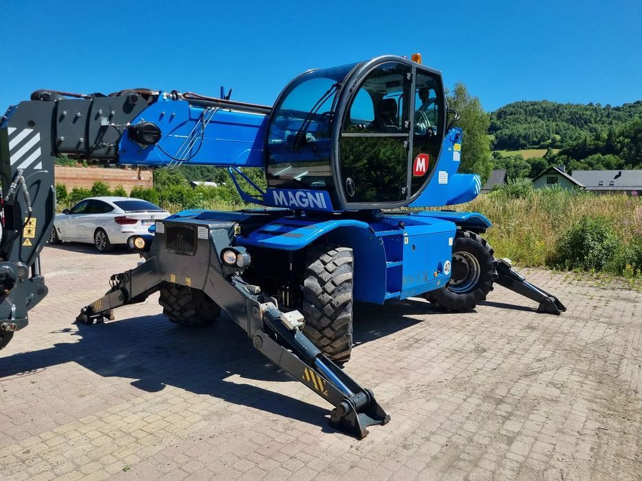 Magni RTH 5.21 Ładowarka teleskopowa 21 metrów 1361mtg Kosz (Pilot 2 funkcje) Wciągarka Bocian Łyżka Widły Jak Nowa z Salonu 2021r DEUTZ silnik z Norwegii KLIMA