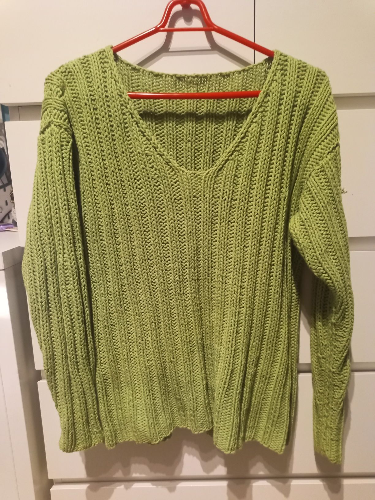 Sweter damski bawełniany L