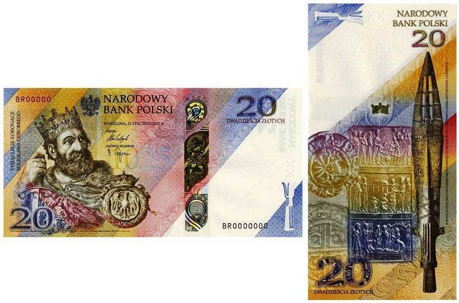 10 x Banknot 20 zł 20 zł Tysiąclecie Koronacji Bolesław Chrobrego