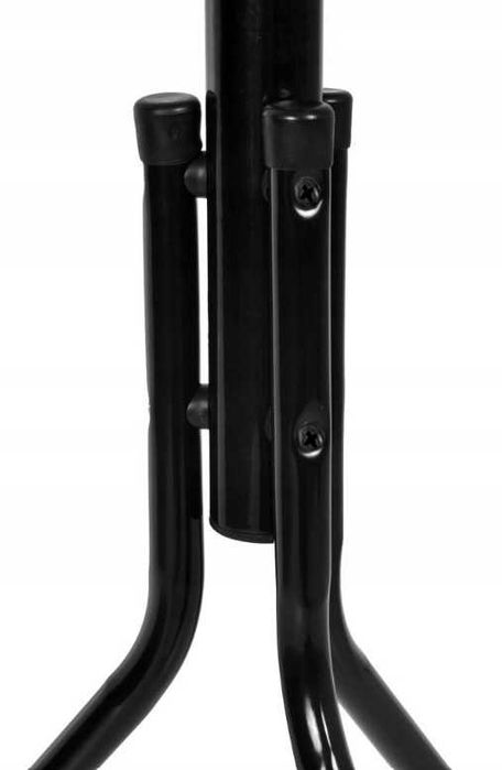 Wieszak Stojak Podłogowy na Odzież Ubrania Stojący Loft Czarny 173cm