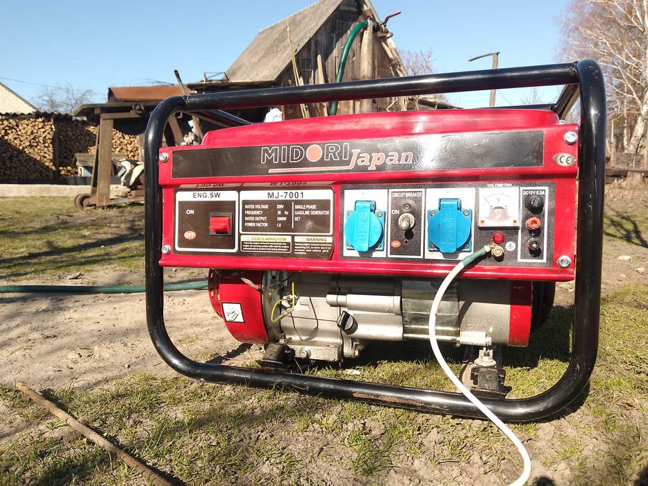Бензиновий генератор Midori Japan MJ-7001 (3,5 кВт)