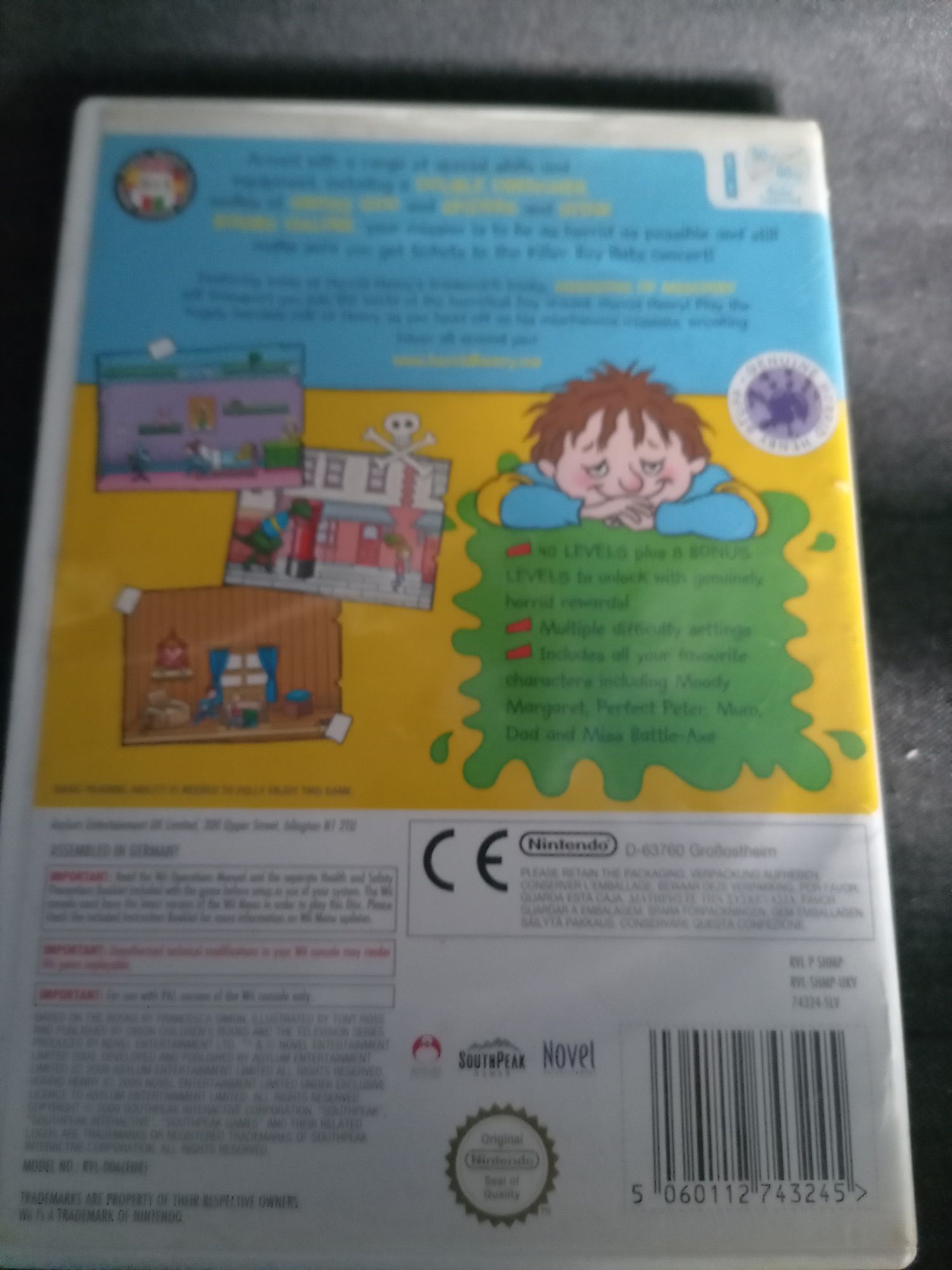 Horrid Henry Missions of Mischief Wii