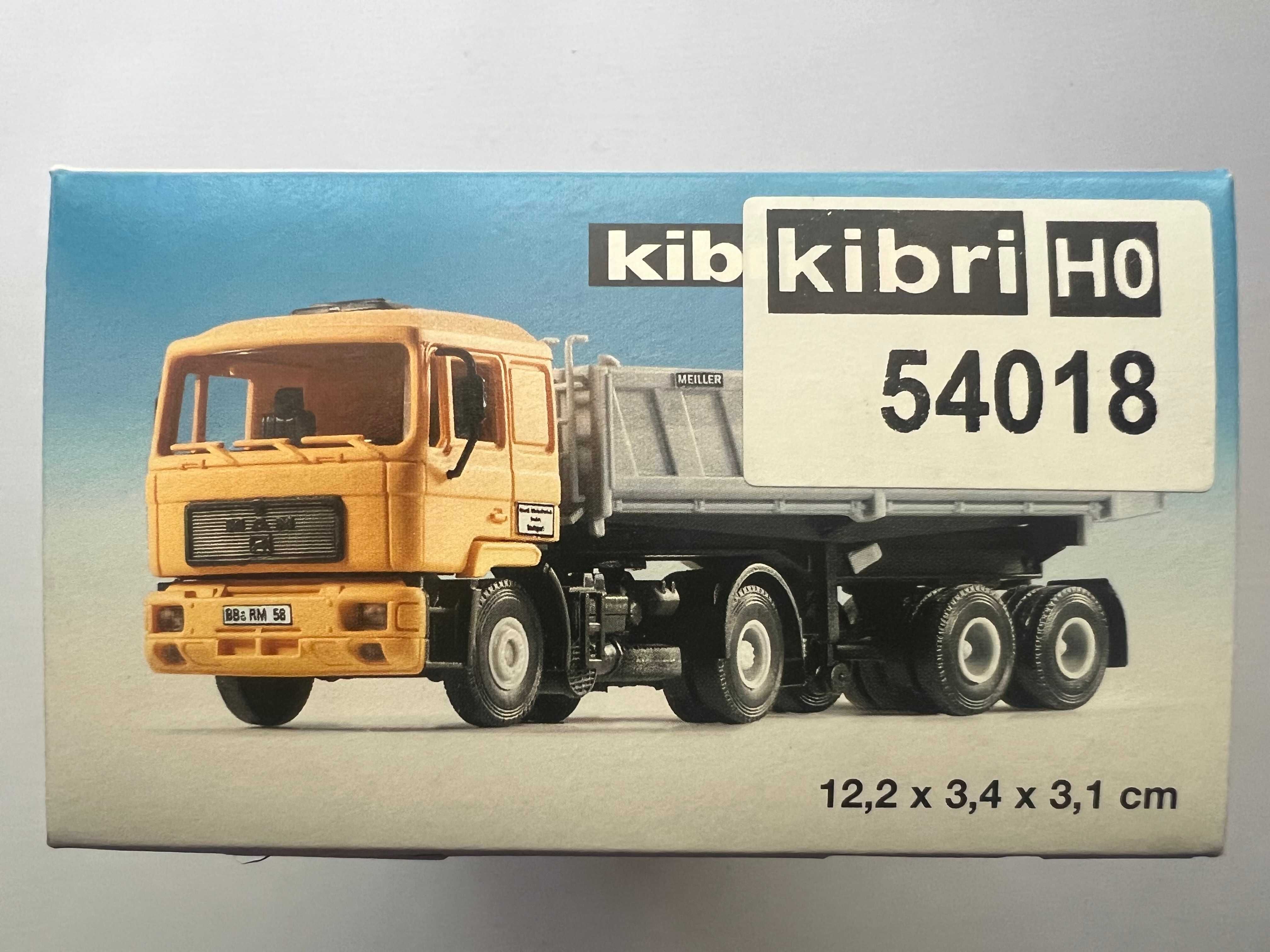 KIBRI 54018 MAN MEILLER 4 Eixos Com Basculante, Escala 1/87, Ref. A001