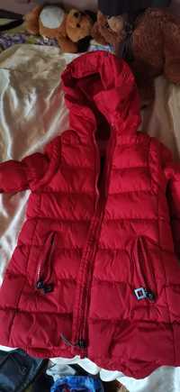 Куртка зимняя красного цвета