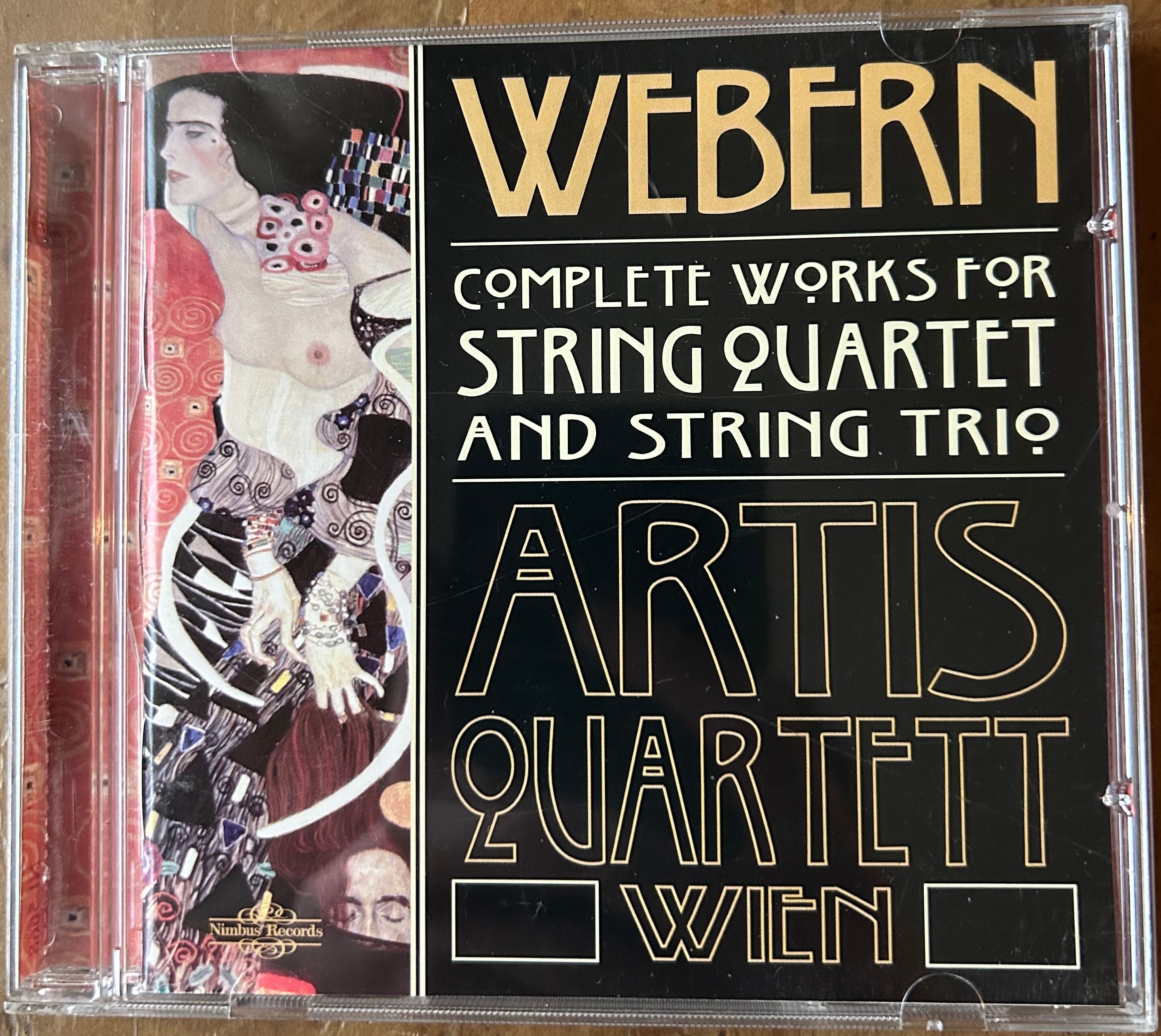 CD Anton Webern - Complete Works for String Quartet and Trio / Artis