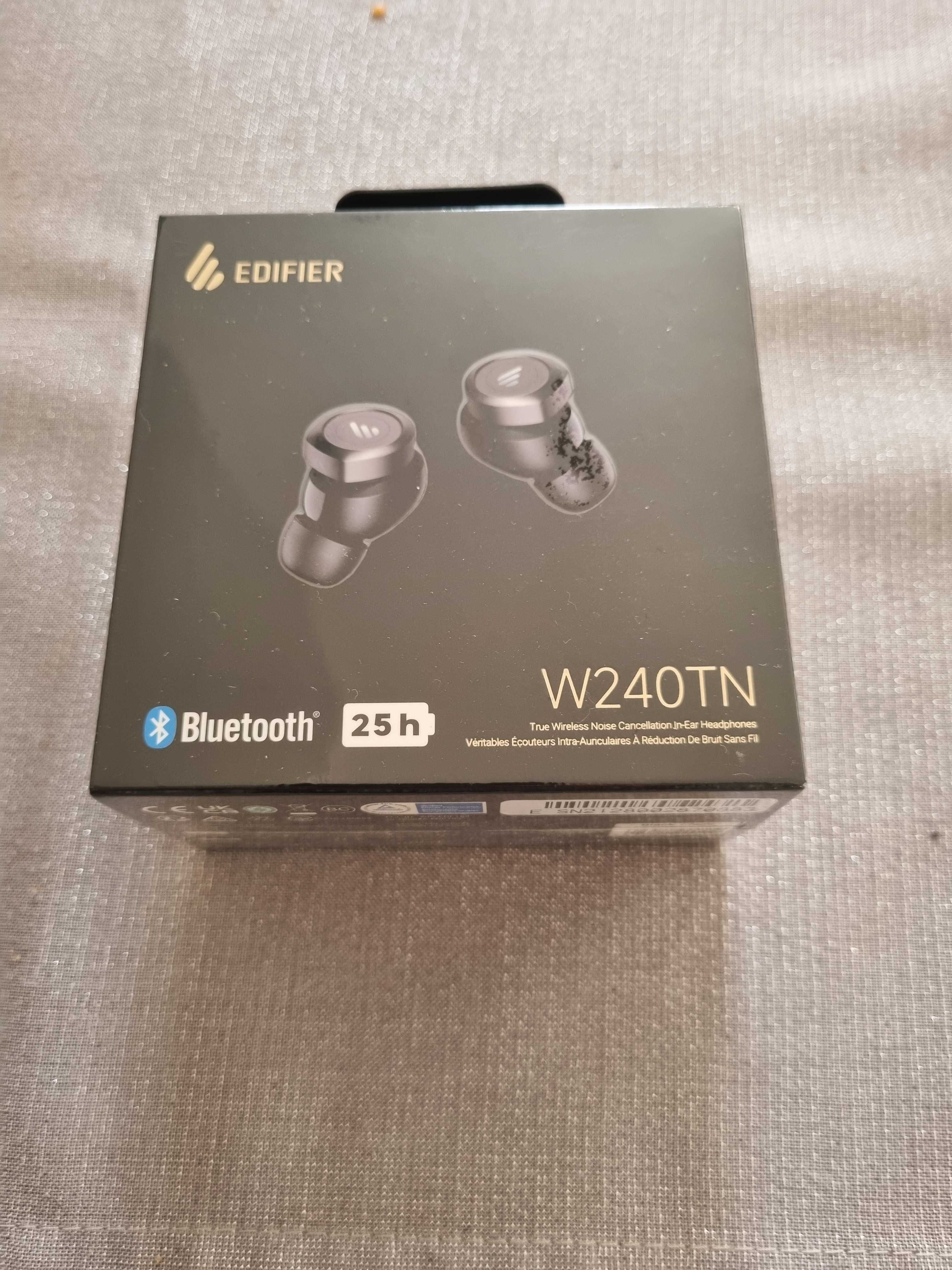 Słuchawki bezprzewodowe Edifier W240TN Dokanałowe Bluetooth 5.3 Czarny