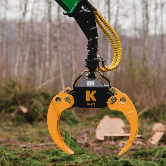 Chwytak do drewna drzewa na obrotnicę rotator