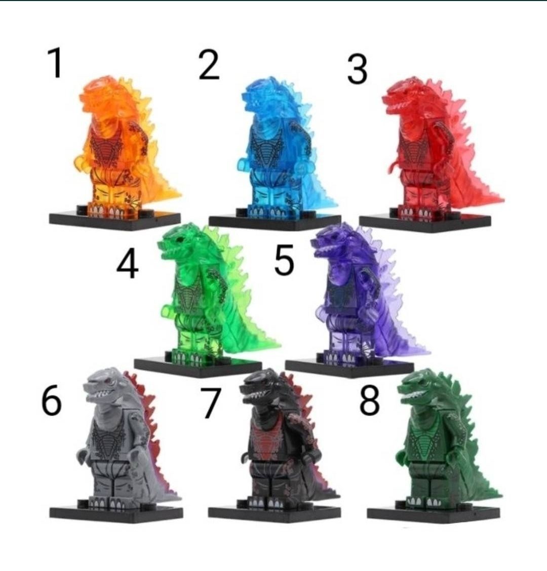 Nowe klocki figurka Godzilla godżilla kompatybilne z Lego