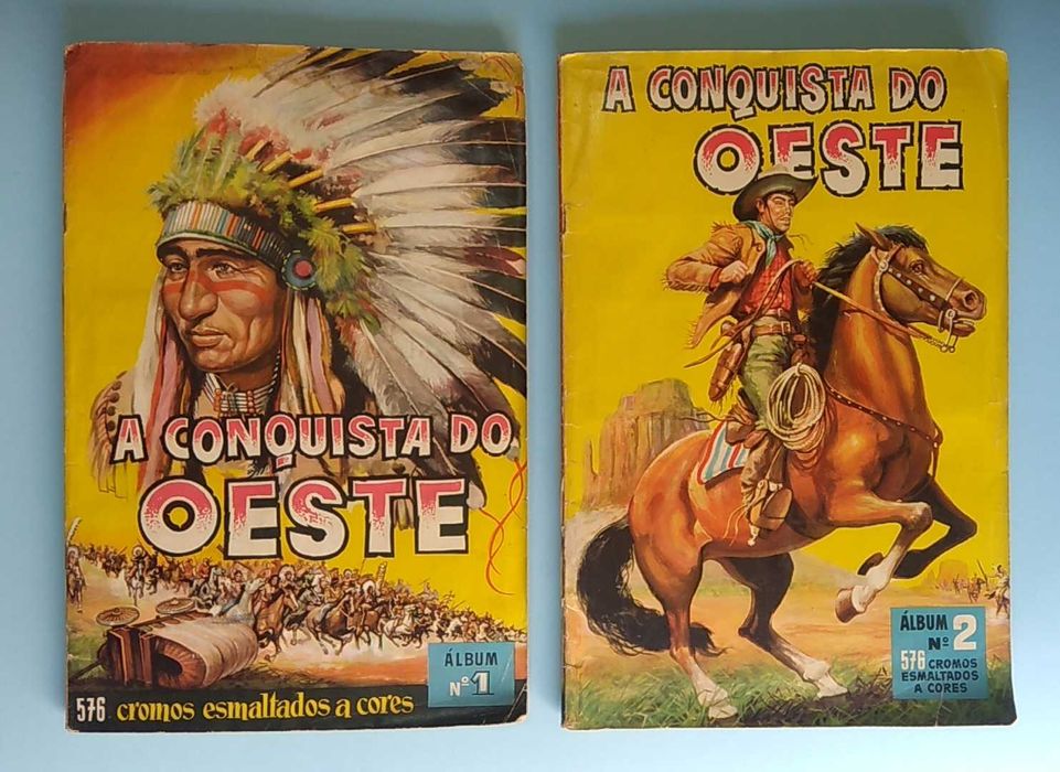 Cadernetas completas "A Conquista do Oeste" Álbuns I & II (1959/60)