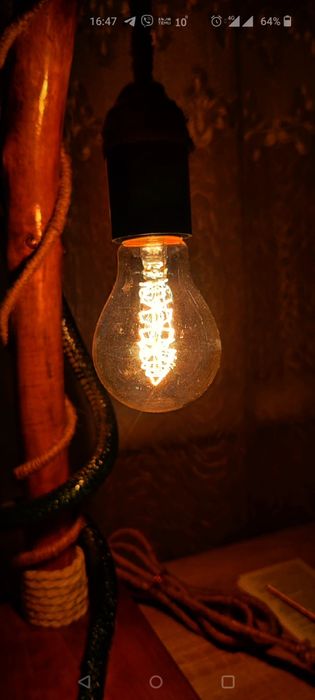 Лампа. Декор Лампа. Подарунок. Лампа з дерева